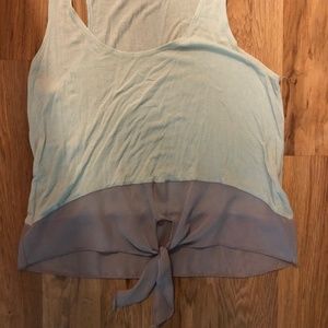Front tie tank top size medium
